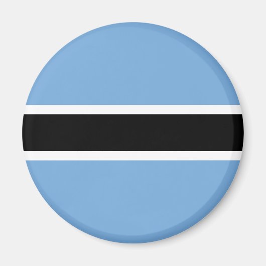 Botswana flag Magnet Magneet (Voorkant)