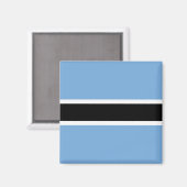 Botswana Flag Magnet Magneet (Voorkant / Achterkant)