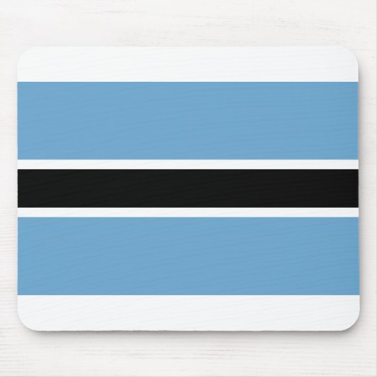 Botswana Flag Muismat (Voorkant)