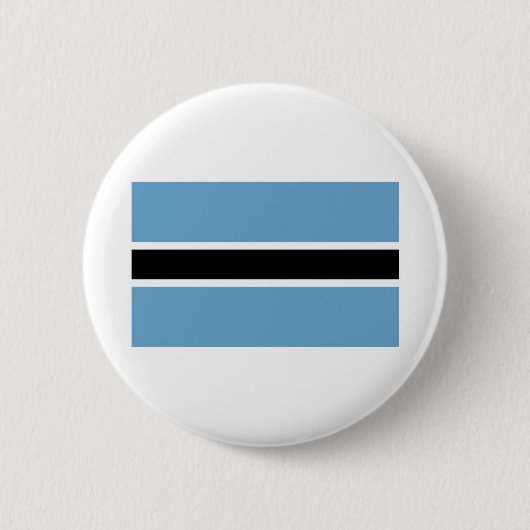 Botswana Flag Ronde Button 5,7 Cm (Voorkant)
