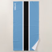 Botswana Flag Splendid Patriotic Strandlaken (Voorkant)