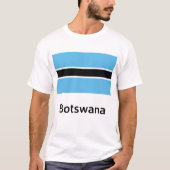 Botswana Flag T-shirt (Voorkant)