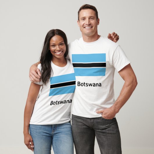 Botswana Flag T-shirt (Unisex)