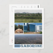 Botswana - Gaborone - Briefkaart (Voorkant / Achterkant)