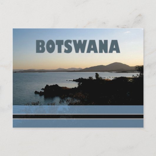 Botswana - Gaborone Dam Briefkaart. Briefkaart (Voorkant)