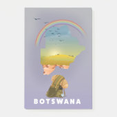Botswana-kaart Post-it® Notes (Voorkant)