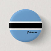 Botswana-knop, patriottische Botswana-mode Ronde Button 3,2 Cm (Voorkant)