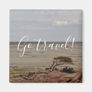 Botswana Kubu Baobab Island Go Travel Magnet Magneet