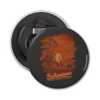Botswana Natuur Button Flesopener