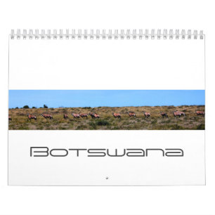 Botswana Natuur Kubu Baobab Island Makgadikgadi Kalender