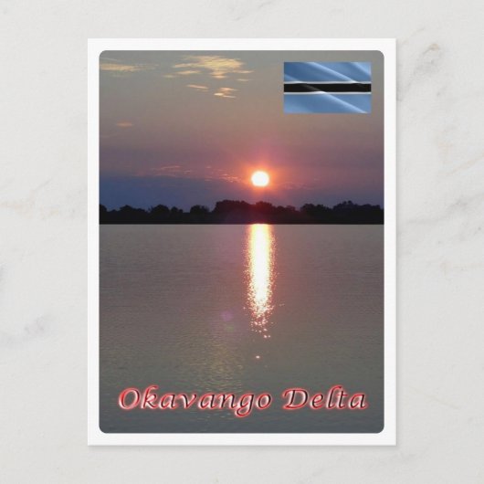 Botswana - Okavango Delta - Briefkaart (Voorkant)