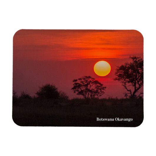 Botswana Okavango Flexible Photo Magnet Magneet (Horizontaal)