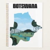 Botswana reisposter planner (Voorkant)