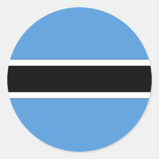 Botswana Ronde Sticker
