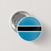 Botswana Round Icon Flag Ronde Button 3,2 Cm (Voorkant /achterkant)