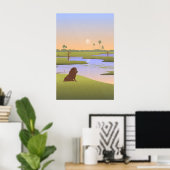 Botswana Safari Kwekerij Poster (Thuiskantoor)