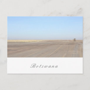 Botswana Salt Pans Savannah Grass Landschap Briefkaart