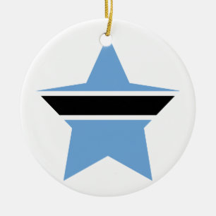 Botswana Star Keramisch Ornament