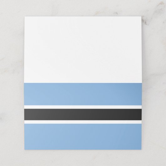 Botswana vlag (Buitenkant ongevouwen)