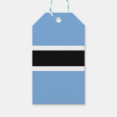 Botswana vlag cadeaulabel (Voorkant)