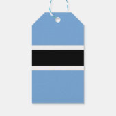 Botswana vlag cadeaulabel (Achterkant)