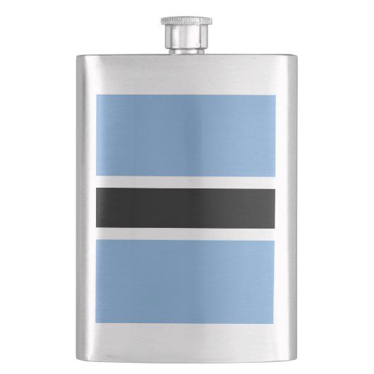 Botswana vlag flacon (Voorkant)
