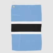 Botswana vlag golfhanddoek (Voorkant)