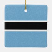 Botswana vlag met zwemwater keramisch ornament (Achterkant)