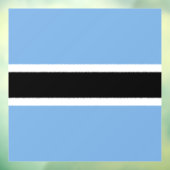 Botswana vlag raamsticker (Vel 3)
