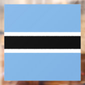 Botswana vlag raamsticker (Vel 2)