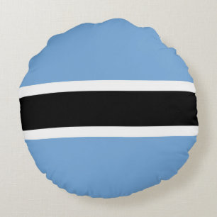 Botswana vlag rond kussen