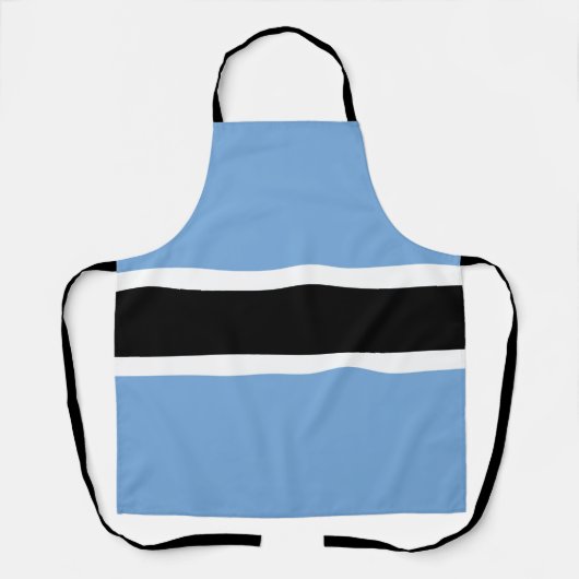 Botswana vlag schort (Voorkant)