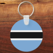 Botswana vlag sleutelhanger (Achterkant)