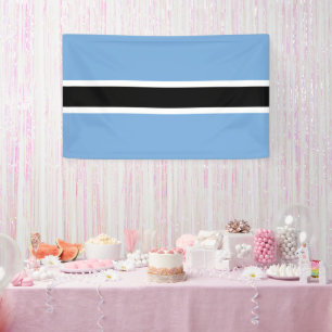 Botswana vlag spandoek