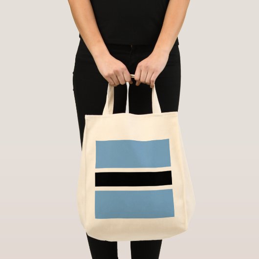 Botswana vlag tote bag (Voorkant (product))