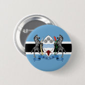 Botswana Wapenmunt/vlag Ronde Button 5,7 Cm (Voorkant /achterkant)