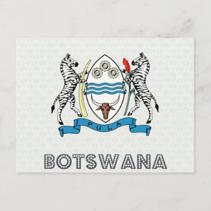 Botswana wapenschild briefkaart