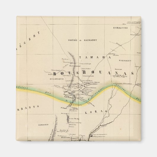 Botswana, Zuid-Afrika 51 Magneet (Voorkant)