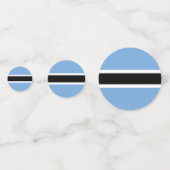 Botswanaanse vlag confetti (Voorkanten)