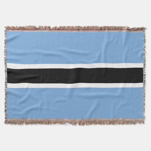 Botswanaanse vlag deken (Voorkant)