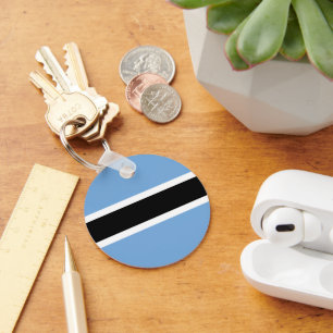 Botswanaanse vlag sleutelhanger