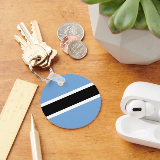 Botswanaanse vlag sleutelhanger (Bureau)