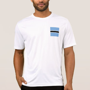 Botswanaanse vlag t-shirt