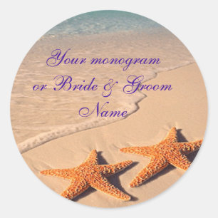 Botte à vin ou bière Étiquettes Starfish Beach Mar