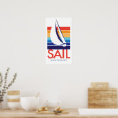 Botte couleur Carré_SAIL Poster Nantucket (Cuisine)