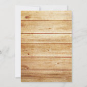 Botte de cowboy Sunflower Invitation de douche nup (Dos)