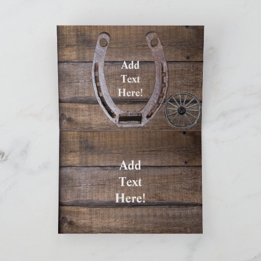 Botte de fer à cheval de l'Ouest N (Intérieur)