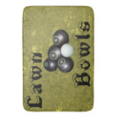 Botte de pelouse dorée design, tapis de bain en mo (devant Vertical)