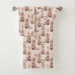 Botte rose Brown Botte sud-ouest Floral