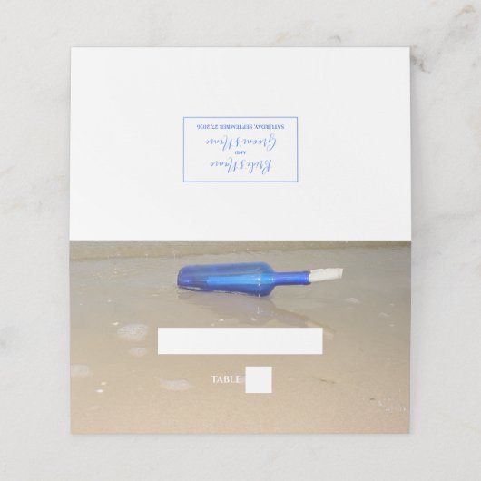 Bottelaar op het strand (Buitenkant ongevouwen)